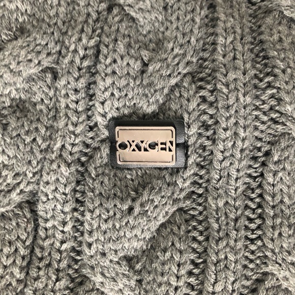 Oxygen Grey Neck Warmer Scarf - Picture 4 of 7